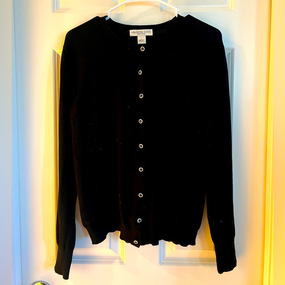 Melrose Chic Button Down Sweater/Cardigan